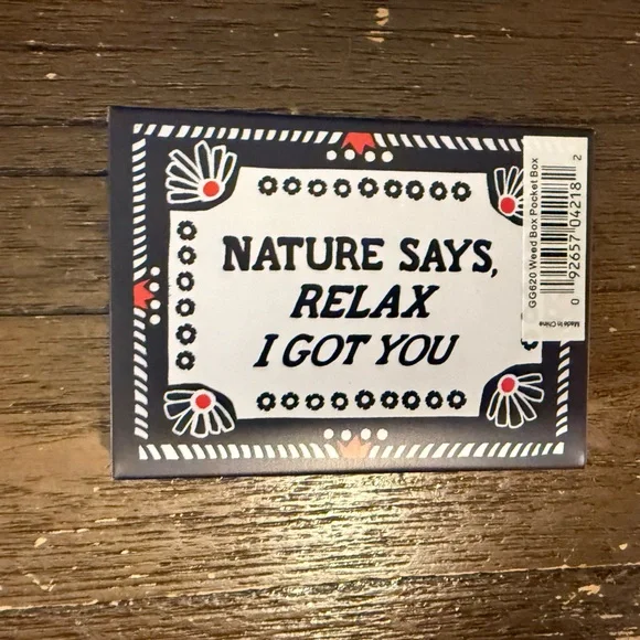 New, Blue Q “W**d Box” Metal Box Tin, Collectible, Limited Edition - Picture 6 of 8